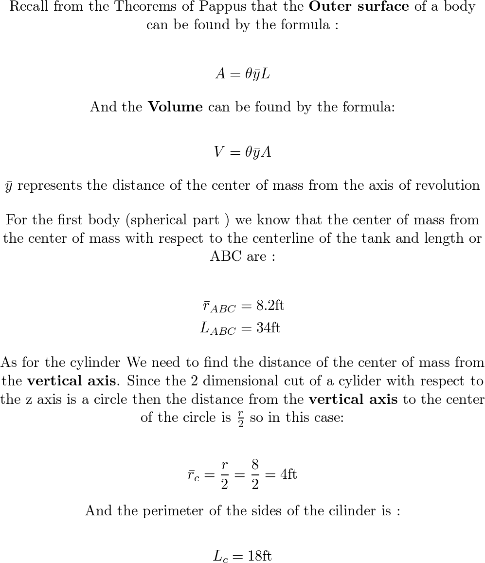 The Water Storage Tank Is A Shell Of Revolution And Is To Be Quizlet
