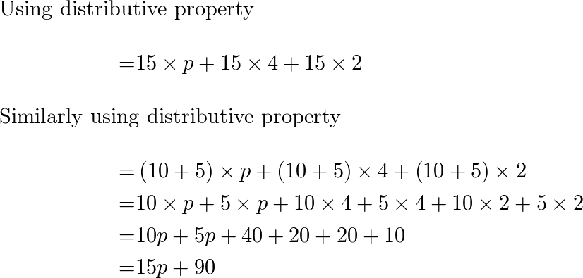 solving linear equations distributive property assignment quizlet