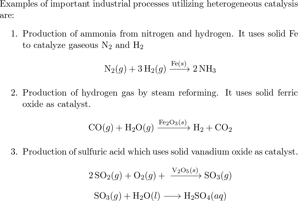 Distinguish between homogeneous catalysis and heterogeneous | Quizlet