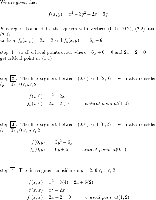 Find The Absolute Extrema Of The Given Function On The Indic Quizlet