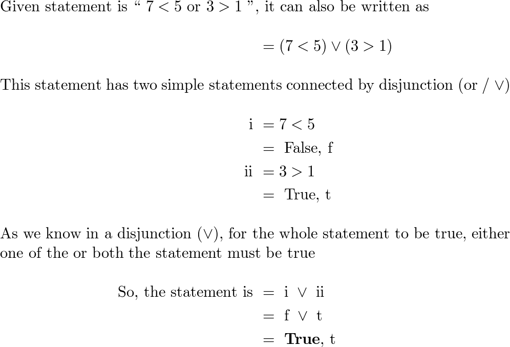 Determine whether each statement is true or false. 7 Quizlet