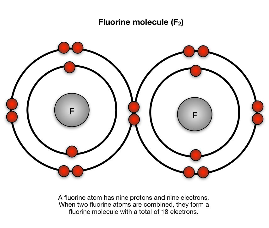 Fluorine Bohr Diagram