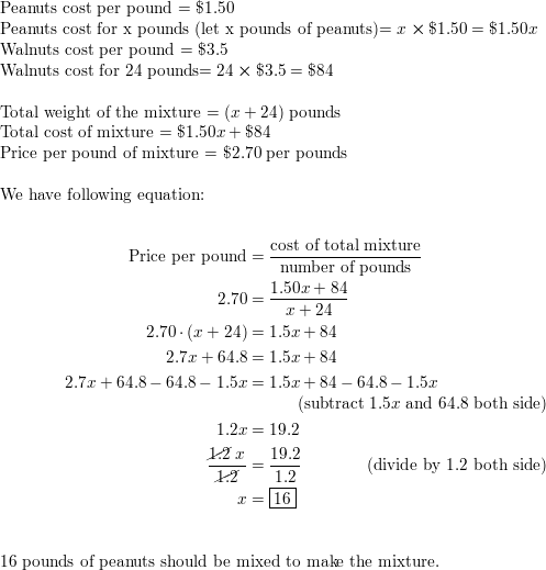 Solved MIXTURE PROBLEMS 2. Mani Peanut Company wants to mix