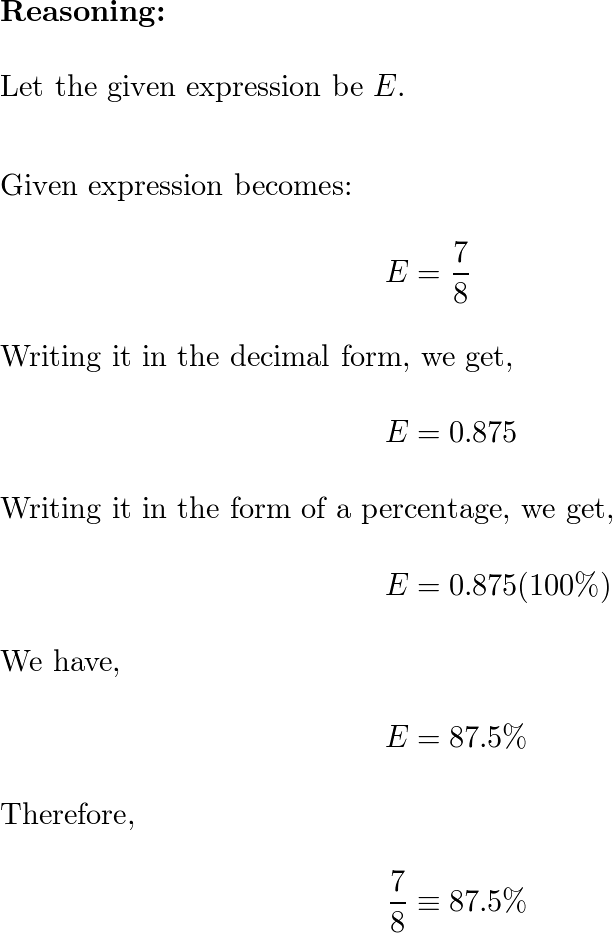 write-each-fraction-or-decimal-as-a-percent-frac-7-8-quizlet