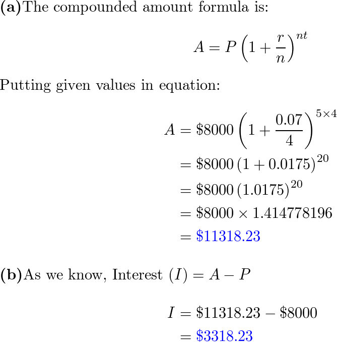 To help pay your college expenses, you borrow $8000 and agre | Quizlet