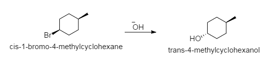 Draw The Substitution Product Formed When Cis 1 Bromo 4 Meth Quizlet