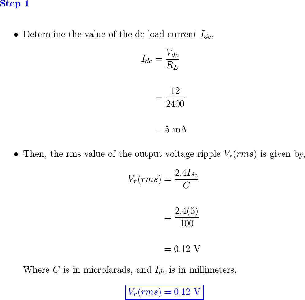 Electronic Devices And Circuit Theory - 9780132622264 - Exercise 9 ...