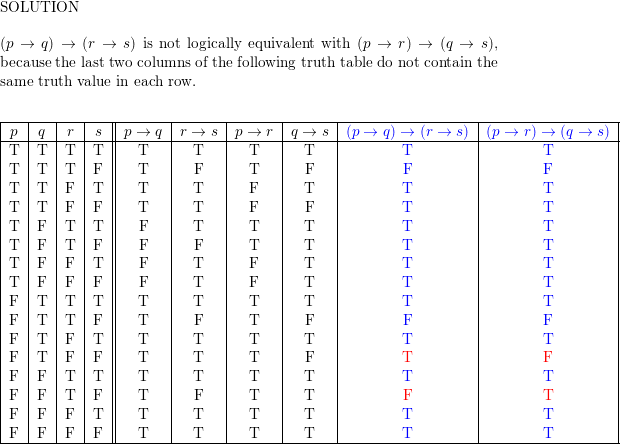 Show That P Q R S And P R Q S Are Not Lo Quizlet