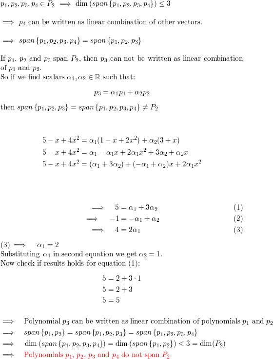 The Vector Space of Polynomials: Span, Linear Independence, and