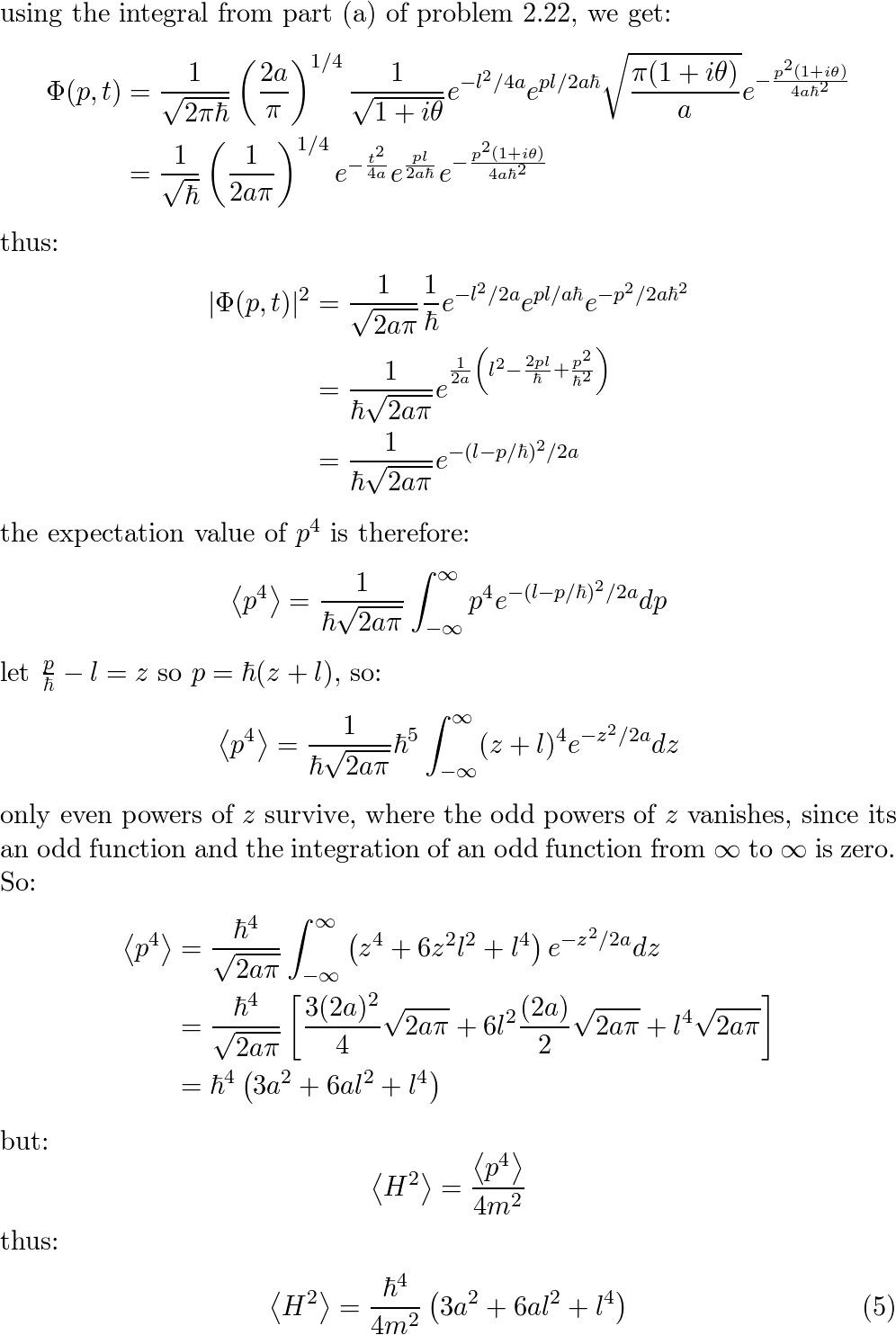 Introduction to Quantum Mechanics - 9781107189638 - Exercise 21 | Quizlet