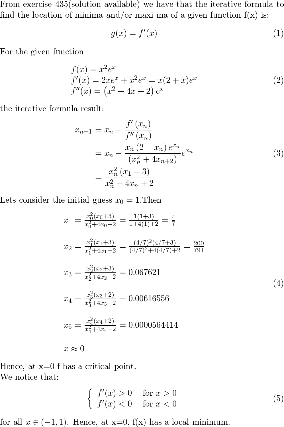 Calculus, Volume 1 - 9781938168024 - Exercise 440 | Quizlet