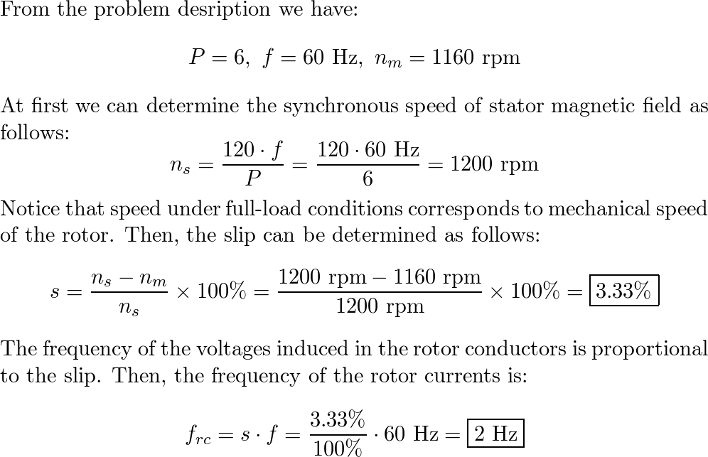 Solved 11. A three-phase, 6-pole, 10 HP, 400 Hz induction