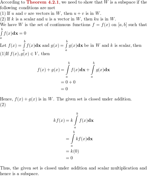 How to Prove a Set of Functions is Closed Under Addition (Example with  functions s.t. f(0) = 0) 