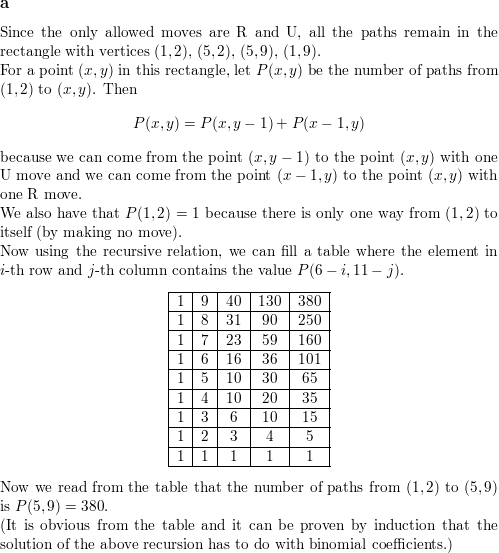 A In How Many Ways Can One Travel In The Xy Plane From 1 2 Quizlet