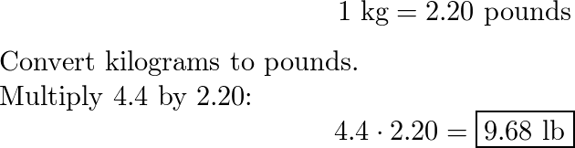 4.4 kilos 2024 in pounds