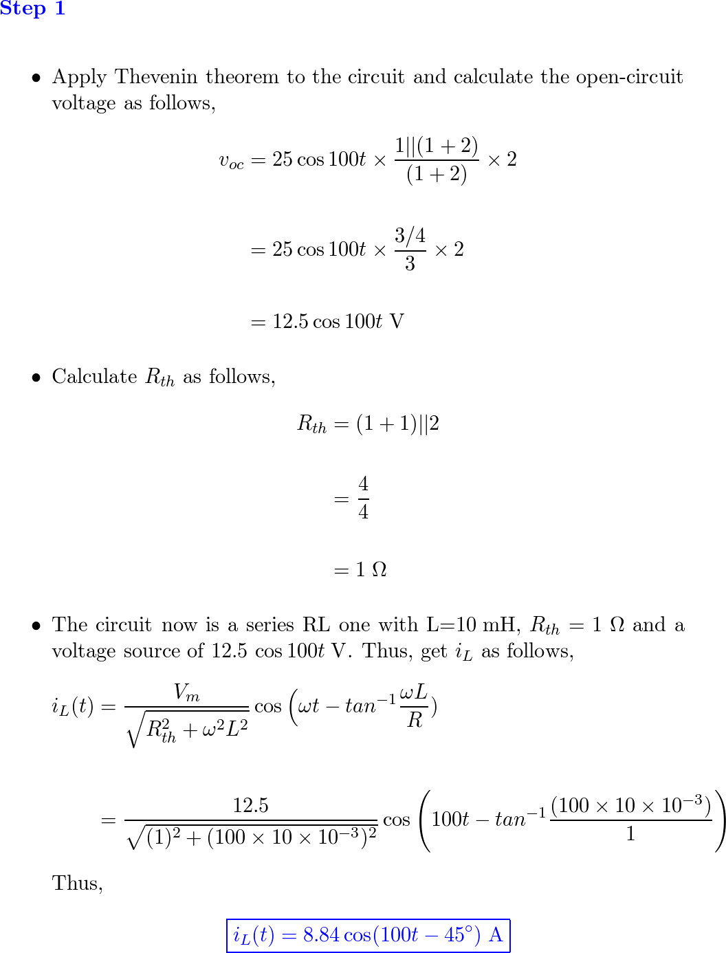 Engineering Circuit Analysis - 9781259989452 - Exercise 11 | Quizlet