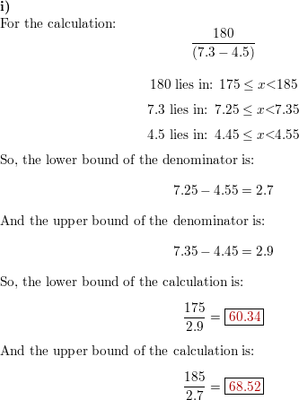 Upper bound clearance calculator