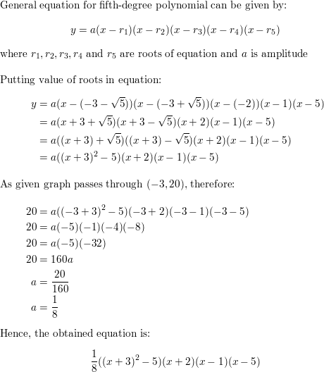 5th degree polynomial deals calculator