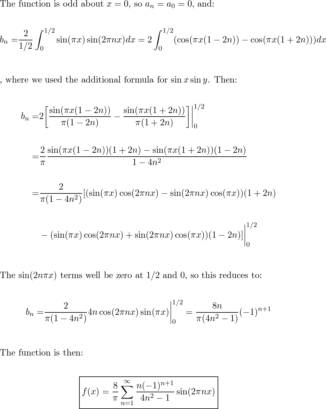 Parts (a) and (b), you are given in each case one period of | Quizlet