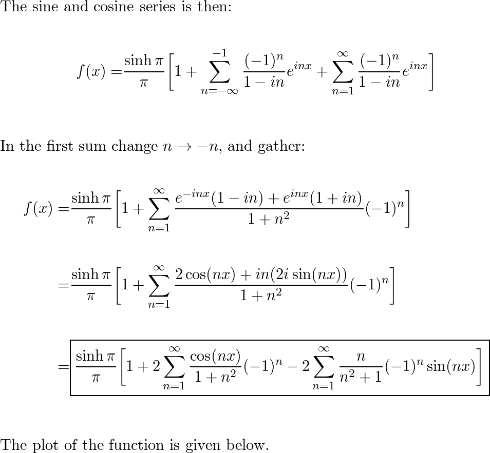 Parts (a) and (b), you are given in each case one period of | Quizlet