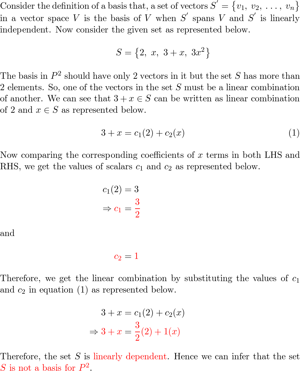 Elementary Linear Algebra - 9781305658004 - Exercise 24 | Quizlet