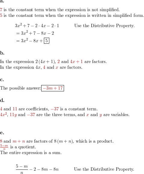 Solved 1. Consider the expression of the following