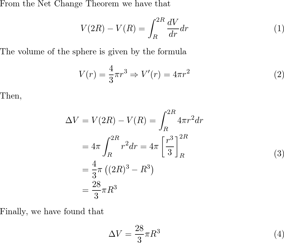 Solved: Chapter 5, Exercise 222 - Calculus, Volume 1 1st Edition | Quizlet