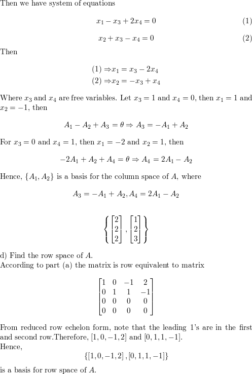 a Find a matrix B in reduced echelon form such that B is ro Quizlet