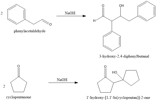 cyclopentanone   naoh