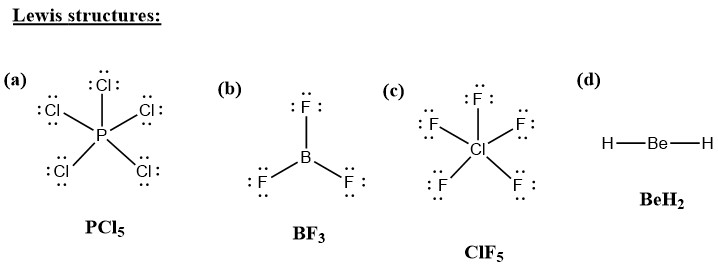 lewis structure for clf5