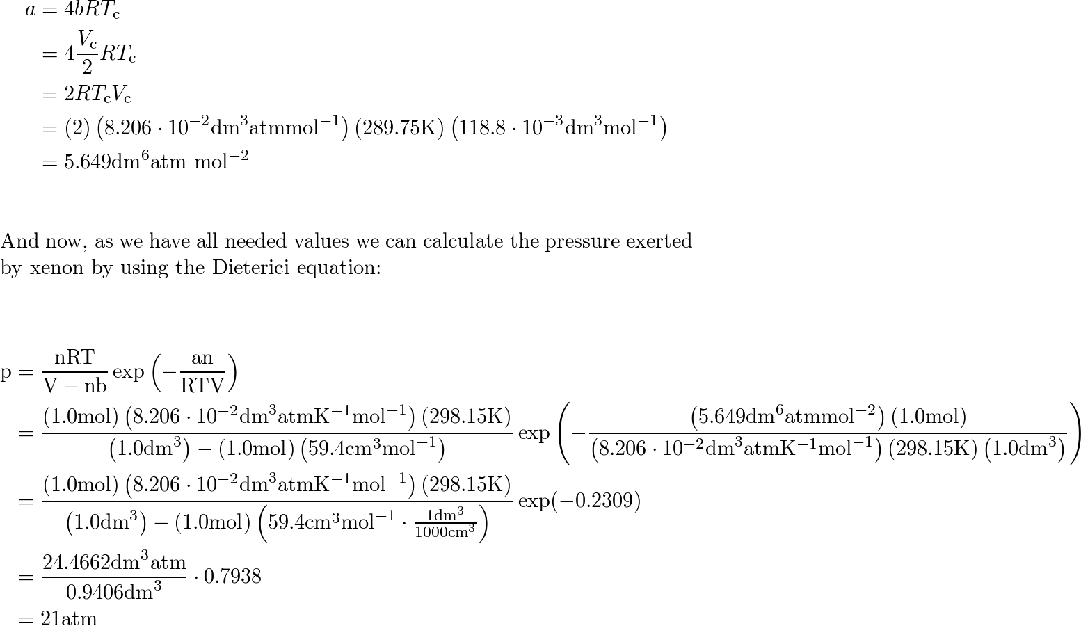 ChemE 260 Equations of State April 4, 2005 Dr. William Baratuci