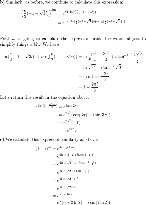 Solved The principal value of Ln(1 - iV3)4 is Select one: 27