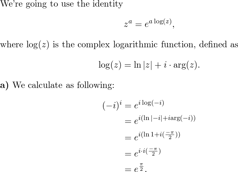 Solved The principal value of Ln(1 - iV3)4 is Select one: 27