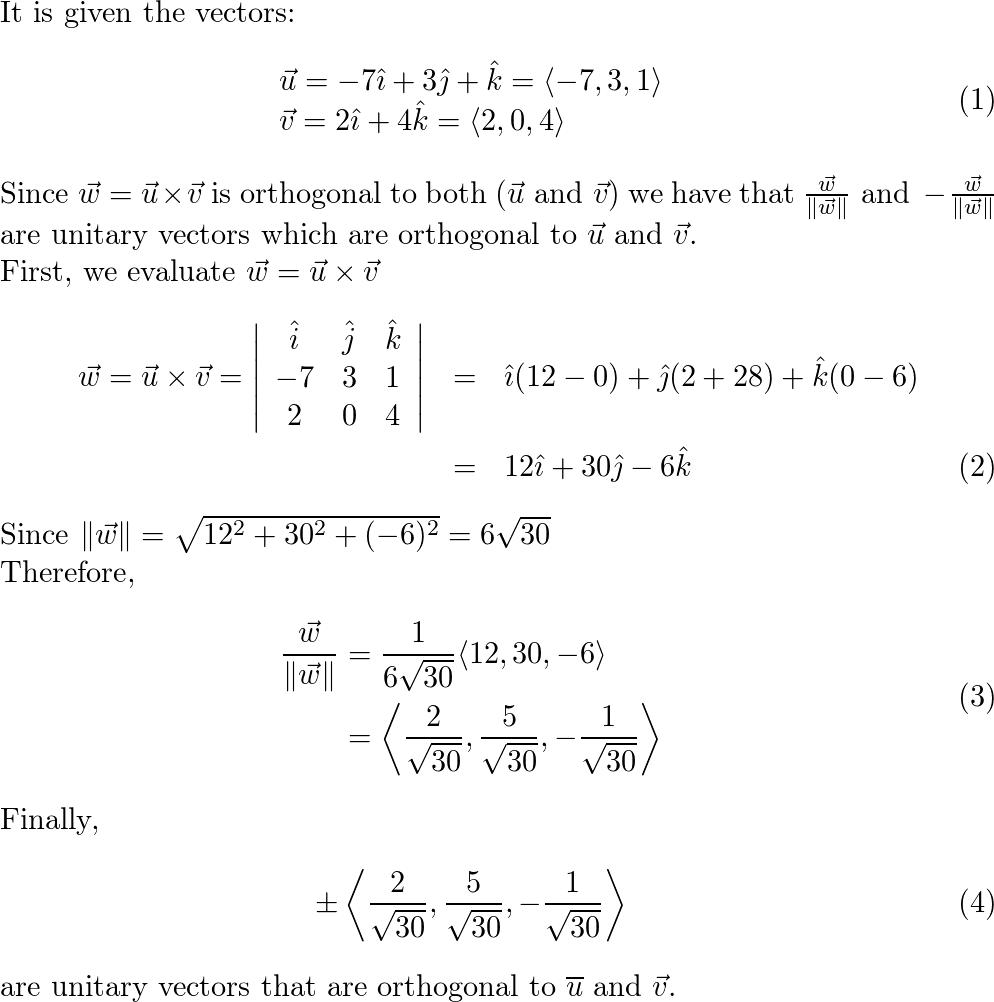 find-two-unit-vectors-that-are-orthogonal-to-both-u-7i-3j-quizlet