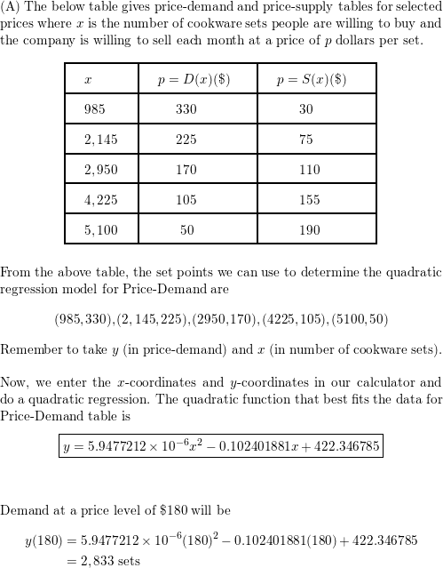 A company is planning to introduce a 10-piece set of nonstic | Quizlet