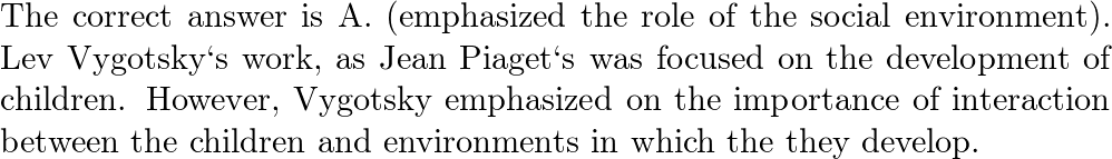 The developmental theories of Lev Vygotsky differed from tho Quizlet