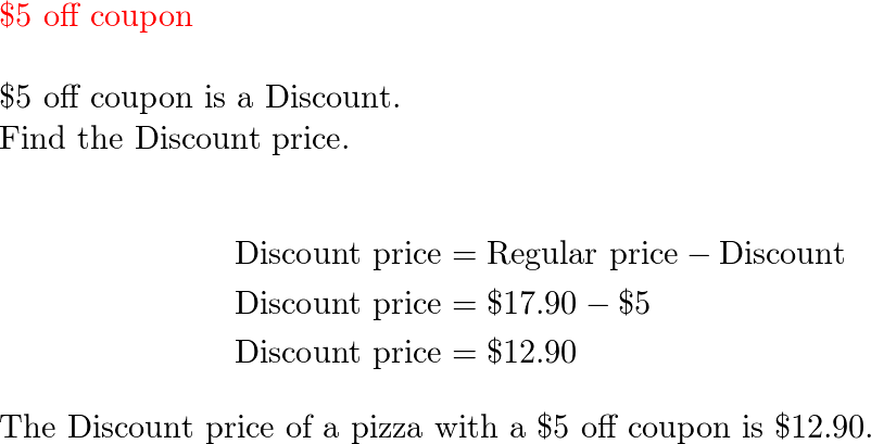 A takeandbake pizza chain has several coupons, which canno Quizlet