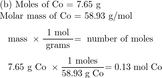 Perform the following conversions. a. 3.50 mol of Li to g of | Quizlet