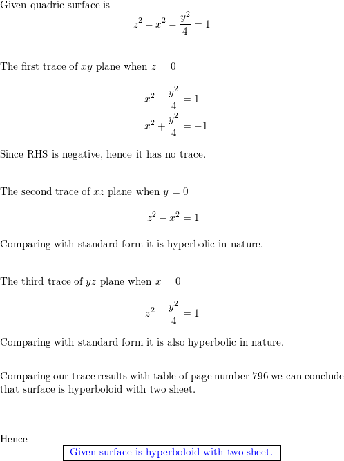Solved Identify the quadric surface. 9x2 + y2-922-54x-ay-542 | Chegg.com
