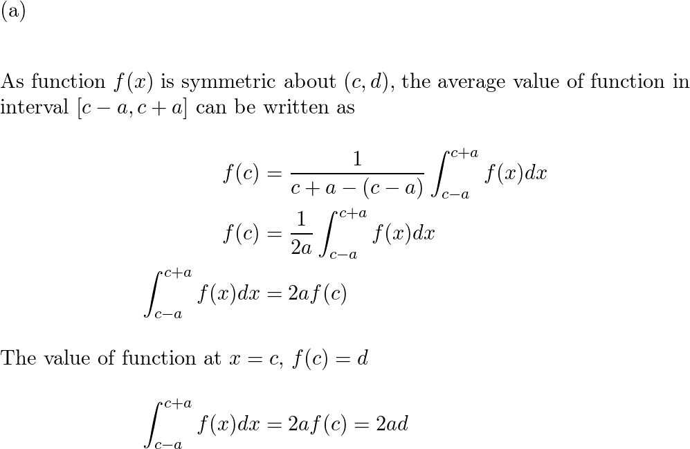 A function f is symmetric about a point (c, d) if whenever ( | Quizlet