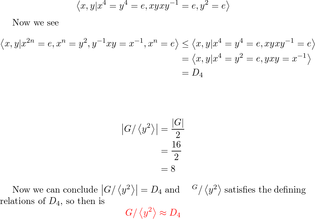 Contemporary Abstract Algebra 9781305657960 Exercise 24 Quizlet   Lateximg Large 