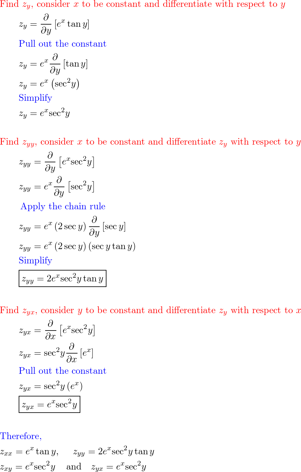 find-the-four-second-partial-derivatives-observe-that-the-s-quizlet