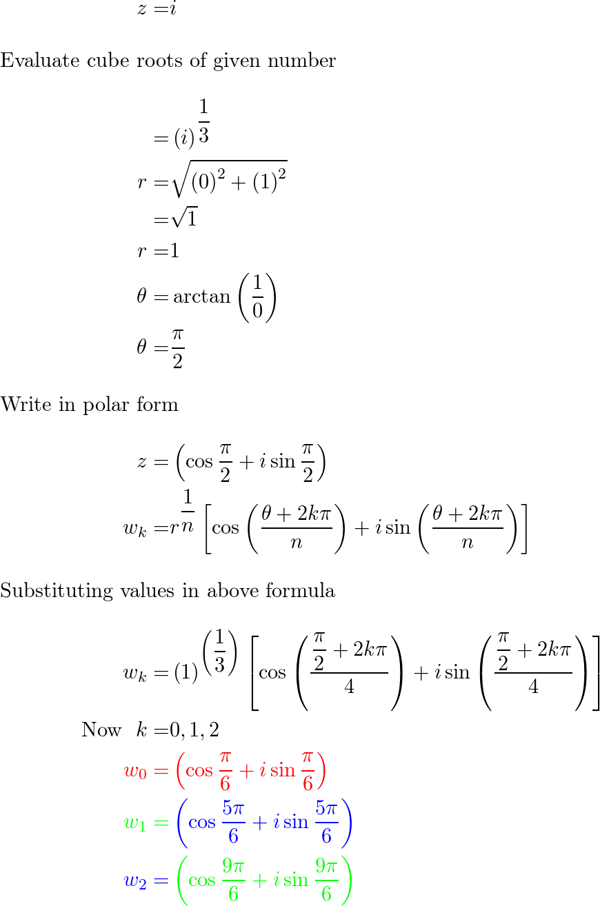 Find The Indicated Roots, And Graph The Roots In The Complex 