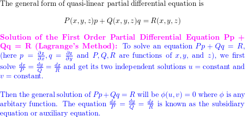 Find The General Integral Of The Pde Math X Y P Y X Z Q Z Math Homework Help And Answers Slader