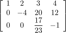 Perform the indicated elementary row operations in the state Quizlet