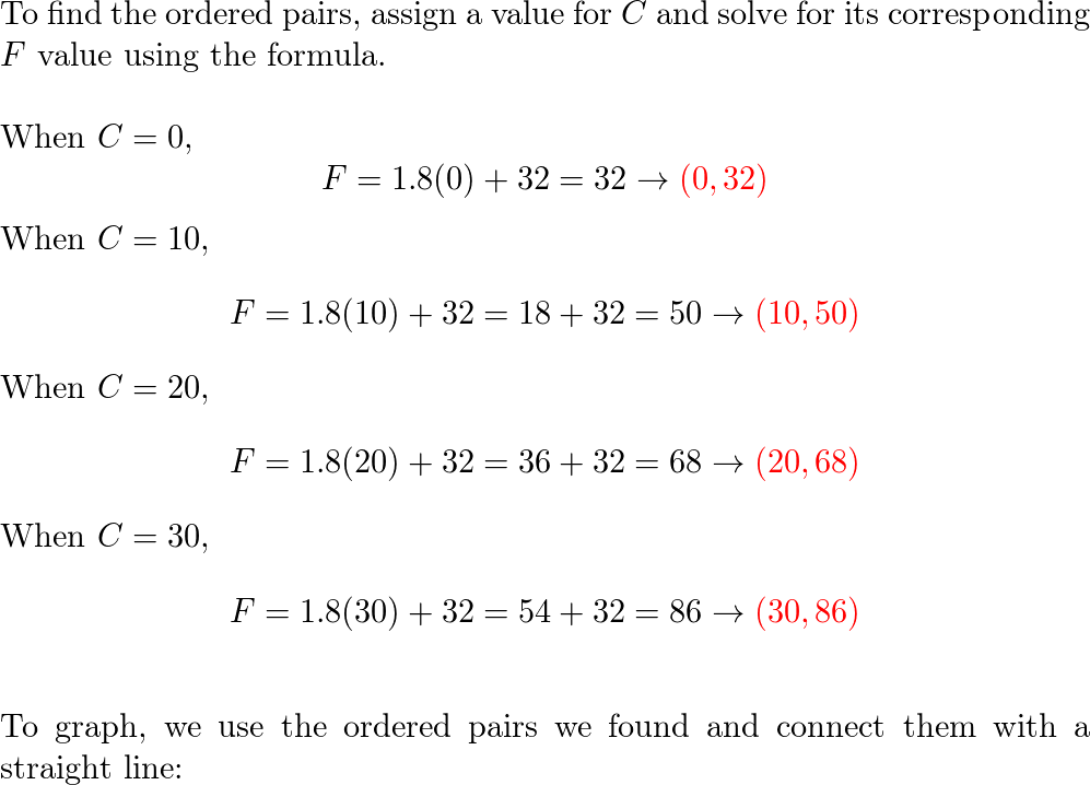 Solved PART 1 From Celsius to Fahrenheit OF (°C +1.8) + 32