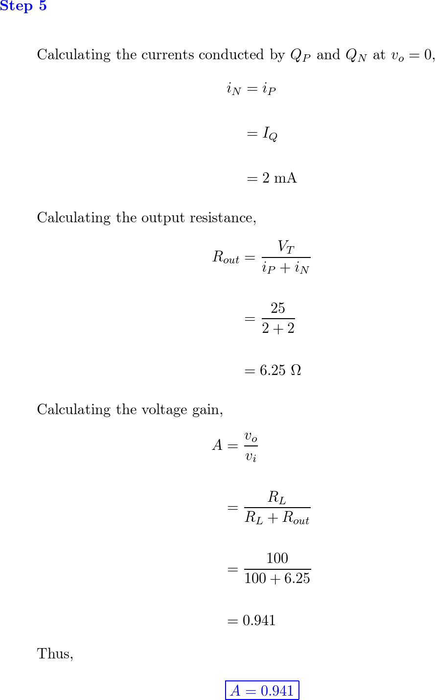 Microelectronic Circuits - 9780199339136 - Exercise 5 | Quizlet