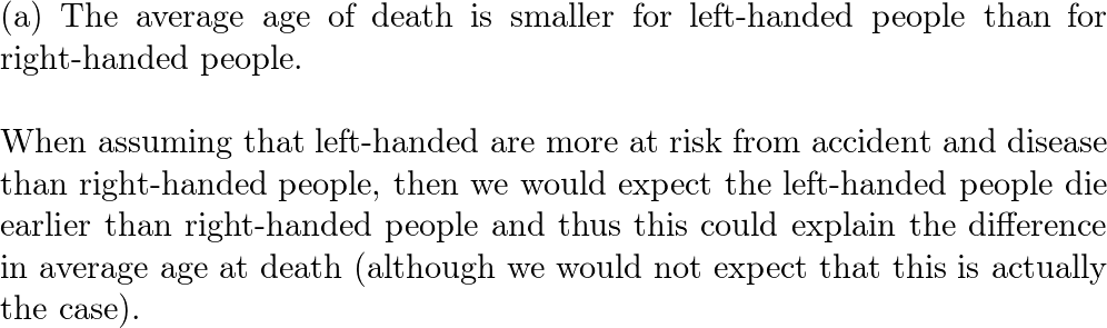 Do Left-Handed People Die Younger Than Right-Handed People?