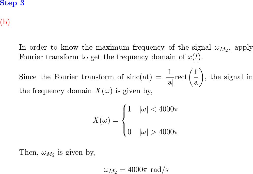 Signals And Systems - 9780138147570 - Exercise 3 | Quizlet