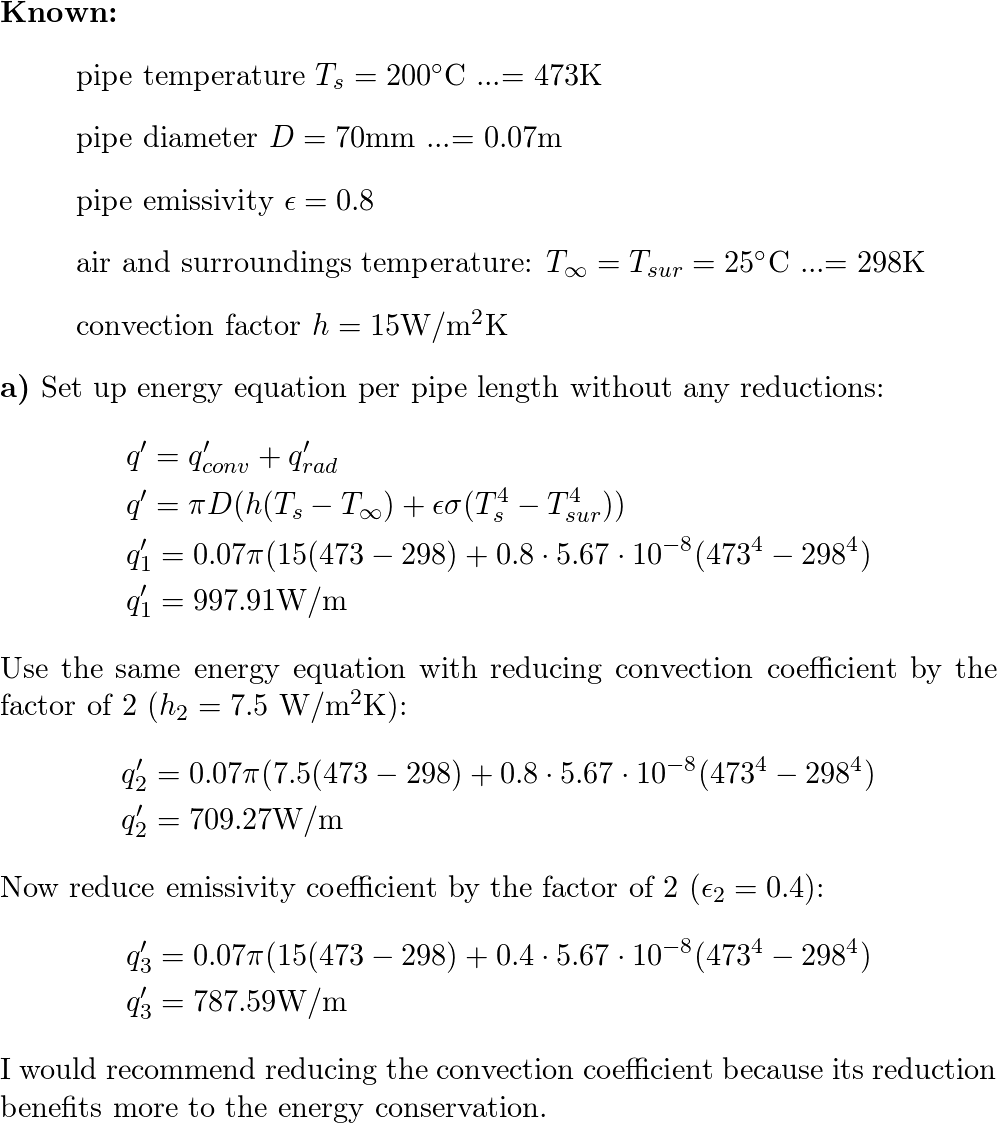 Fundamentals Of Heat And Mass Transfer 9780470501979 Exercise 80 Quizlet 1992